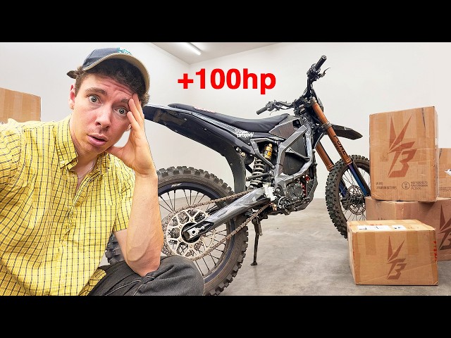 I Gave my Surron 100 Horsepower (fully upgraded)