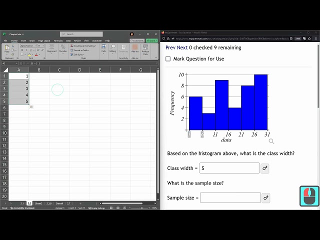 STATS 243 = HW 2.2.2 = Histogram Class Width And Sample Size