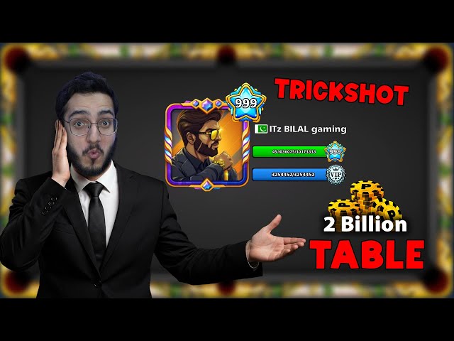 2 BILLION TABLE OMG TRICKSHOTS EPIC GAME 8 BALL POOL 😱‼️