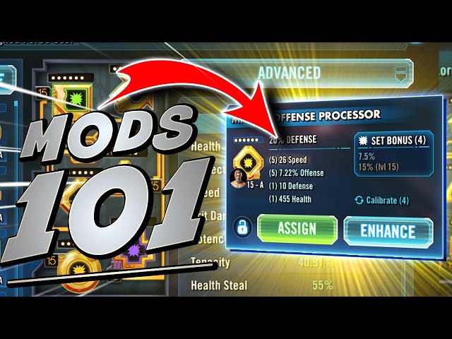 Mods and Modding in #SWGoH - A beginner's guide!