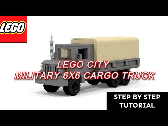 LEGO Military 6x6 Cargo Truck   The Ultimate Army Transporter