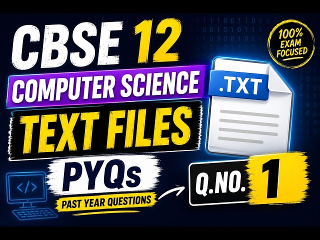 #Text Files PYQs # Q.No. 1