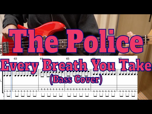 The Police - Every Breath You Take | Bass cover + TAB