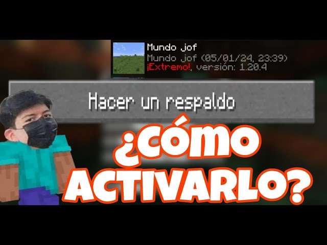 Como Hacer y Activar un Respaldo de un Mundo en Minecraft Java 1.21