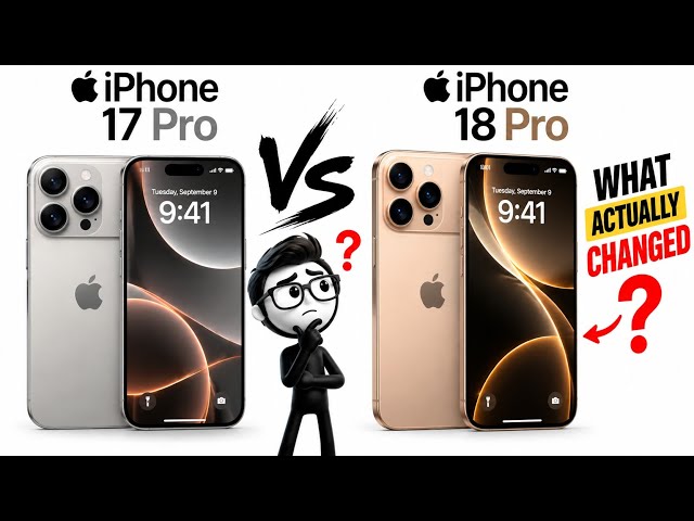 iPhone 18 Pro vs 17 Pro 📱🔥 What REALLY Changed? 👀