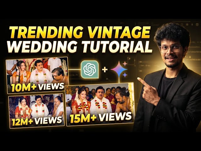 Create Viral Vintage Wedding Ai Video 🤯| Easy Tutorial #ai #vintagewedding