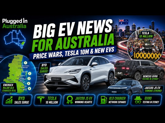 Episode 74, Quick Charge: J5 EV Beats Petrol, $95 Chargers and Australia’s EV Price War