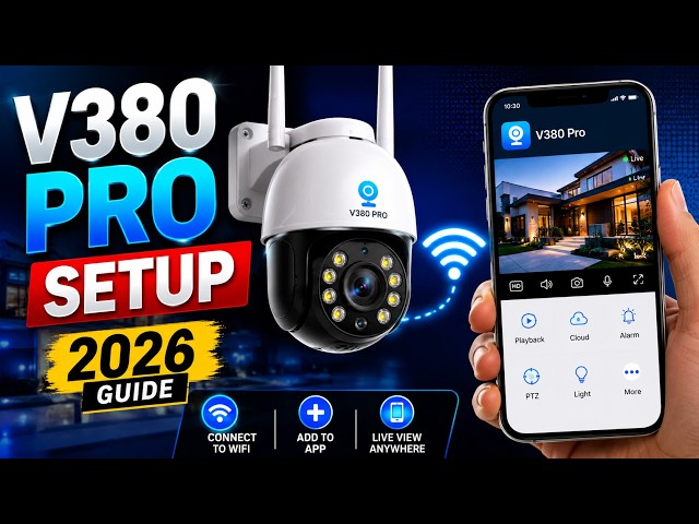 How To Install V380 Pro WiFi Camera in 2026   Complete Setup & WiFi Connection