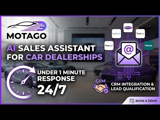 Motago AI for Car Dealerships: Under-1-Minute Lead Response + CRM Integration