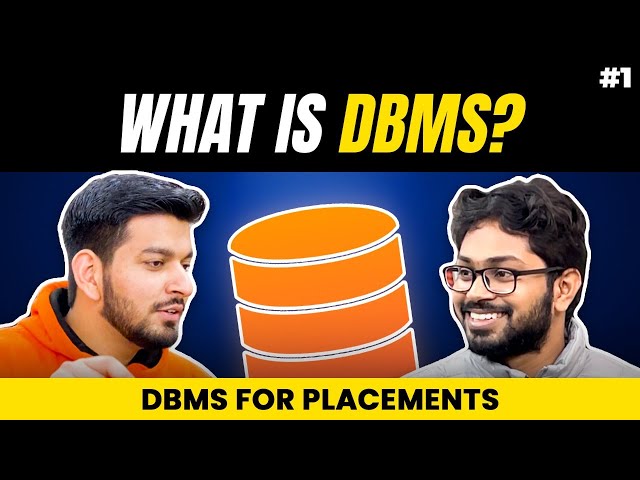 Lecture 1: What the heck is Database Management System (DBMS)?
