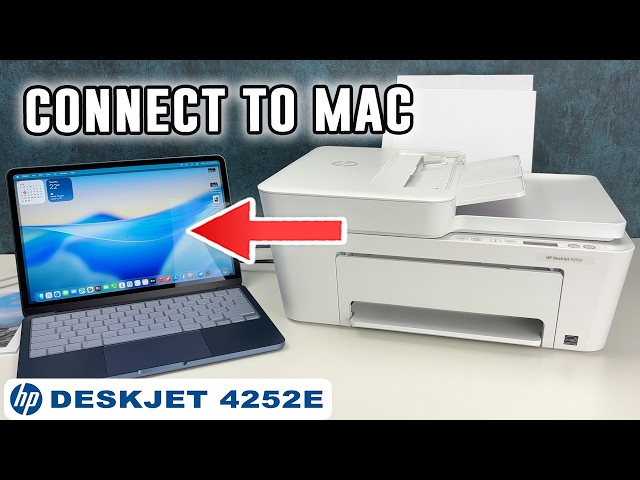 HP Deskjet 4252e : Connect to a Mac Computer