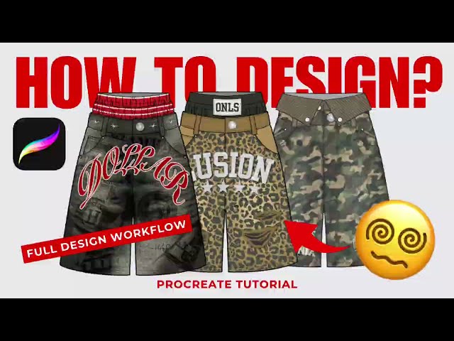 How To Design Clothing Mockup For Your Clothing Brand 2026 | Procreate Tutorial