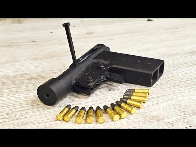 Unbelievable DIY Pistol 22 Cal  From Scrap Metal
