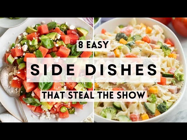 8 Easy Side Dishes That Steal the Show   #sharpaspirant  #sidedishrecipes