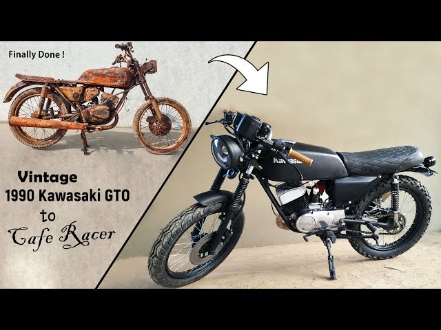 Turning a Junk Motorcycle into an Incredible Cafe Racer | Full Restoration