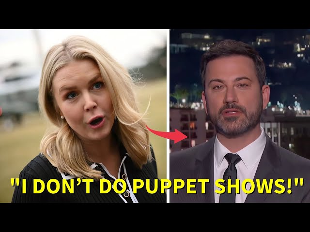 Karoline Leavitt EXPOSES Jimmy Kimmel's Scripted Comedy - Who Really Writes Late-Night 'Jokes'?