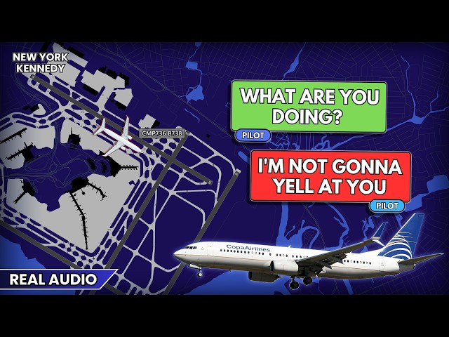 Pilots get a lesson after wrong turn at New York JFK Airport. Real ATC
