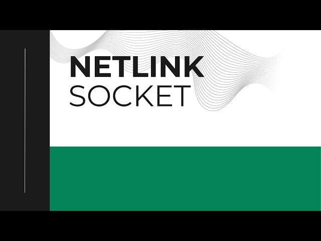 USB DLDT vol.2 p.4 - Netlink sockets