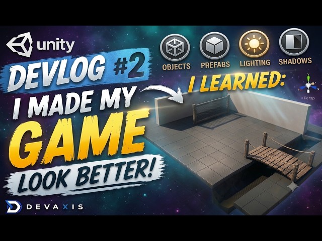 I Made My First Game Look Better! (Unity Devlog #2)