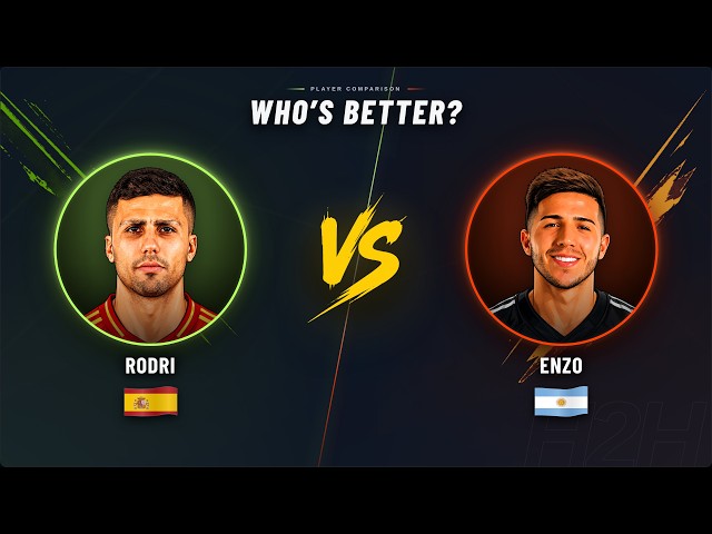 Rodri vs Enzo: Who's Better? | Midfielder Comparison