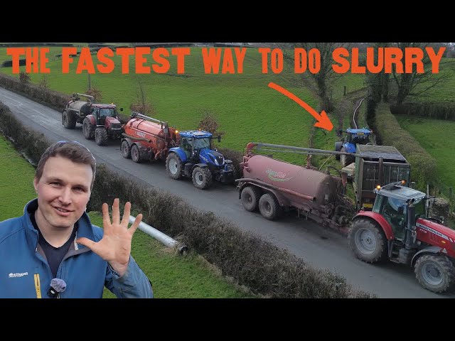 Pumping Slurry from a Nurse Tank onto Wet Ground… We Might Need the Plough After This!