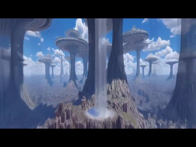 Floating Through Neon Dreams: 1 Hour Pseudo VR180 SBS Relaxation | Deep Drone Ambient Sleep Music