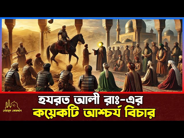 হযরত আলী (রাঃ) এর কয়েকটি আশ্চর্য বিচার । Islamic Story Bangla