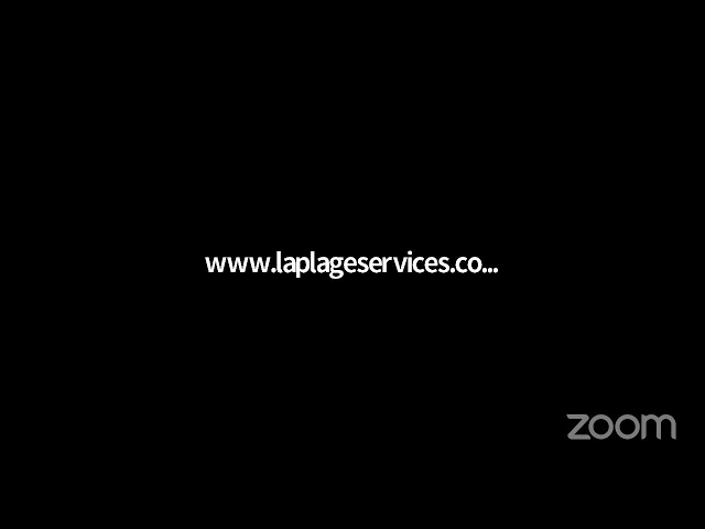 www.laplageservices.com's Zoom Meeting
