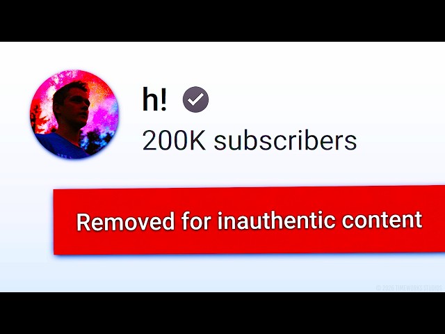 YouTube Has a Problem... (inauthentic content EXPLAINED)