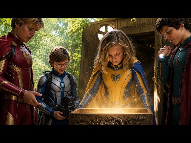 Four Superpowered Kids Battle a Dangerous Gang Trying to Steal a Mysterious Ancient Box