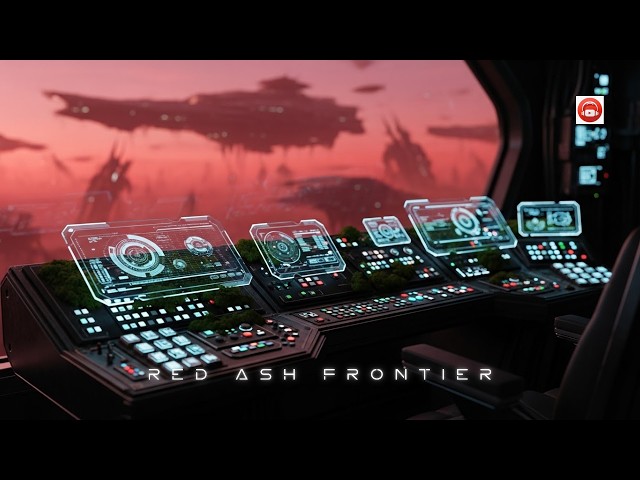 Cyberpunk Study Music | Red Ash Frontier | Dark Synthwave for Deep Focus, Coding & Productivity (3H)