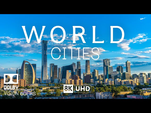 أجمل المدن في العالم 8K فيديو Ultra HD مع موسيقى البيانو الناعمة - 60 إطارًا في الثانية