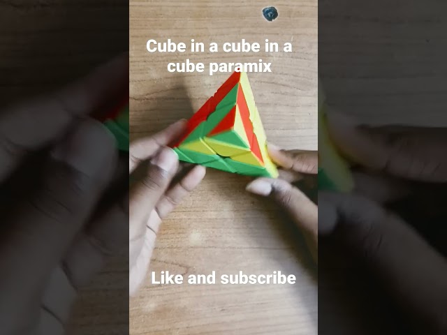 Cube in a cube in a cube paraminx #cubex #cubepattern #like #subscribe