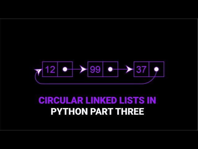 Circular Linked List in Python | Part Three