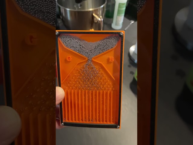 Galton Board showing a Gaussian Distribution