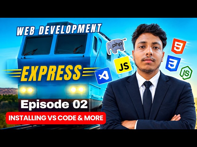 🚀 How to Install VS Code on Windows 10/11 in Hindi | Web Development Express · Episode 02