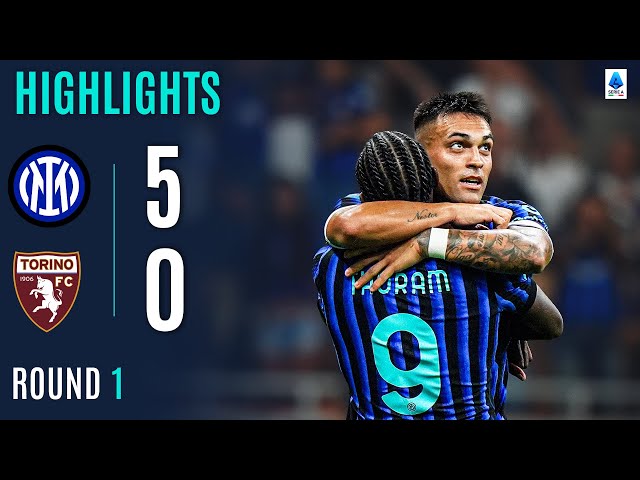INTER-TORINO 5-0 | RESUMEN | Los nerazzurri inician la temporada con estilo | Serie A 2025/26