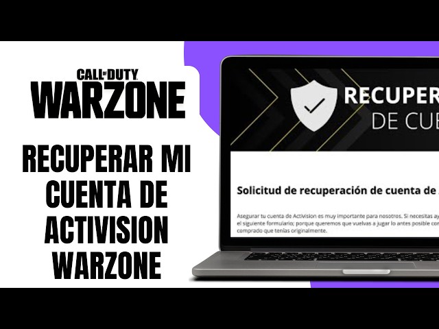 How to RECOVER My ACTIVISION WARZONE Account