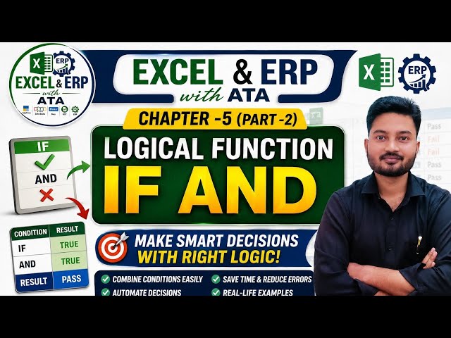 IF AND Function in Excel | Complete Tutorial from Basic to Advanced