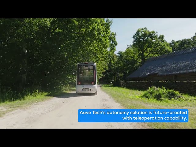 Autonomous Shuttle Teleoperation Part 1