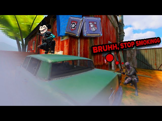 Trolling Random Teammates Using Unlimited SMOKE In CODM (MICKEY MOUSE VOICE)