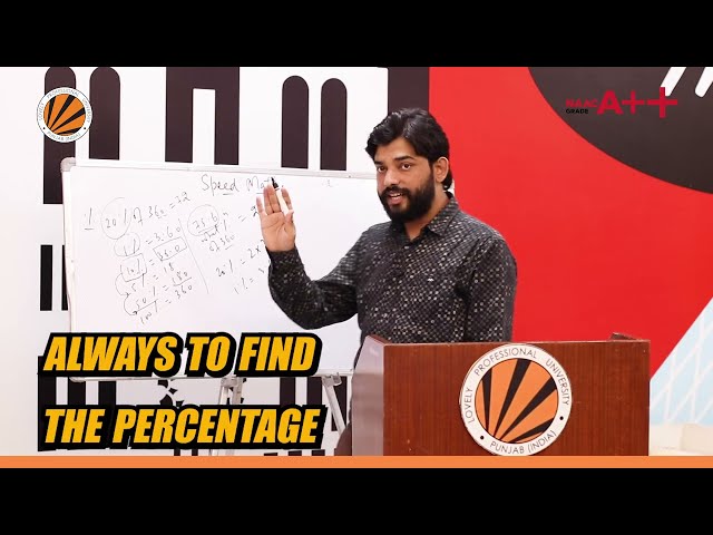 Vedic Math Made Easy: Squares, Cubes & Percentages | Mr. Aman | LPU Foundation Program
