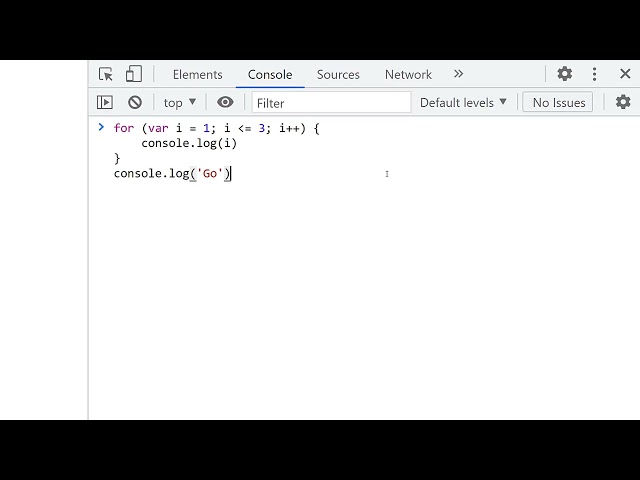 Programming with JavaScript: For loop