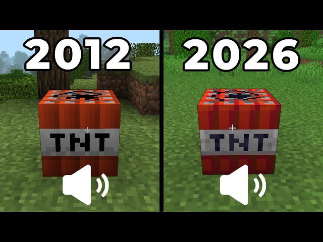 Minecraft Then vs Now (2012 - 2026)
