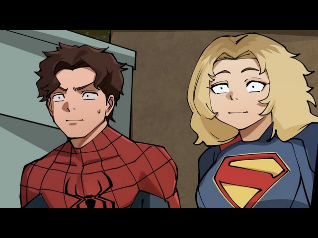 Spider-Man x Supergirl:The Spider-Girl Reveal (Comic Dub)