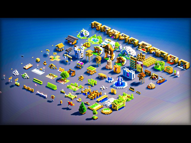 I Suck at Making Minecraft Details… So I Built 100 of them