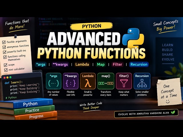 Advanced Python Functions for Begginers