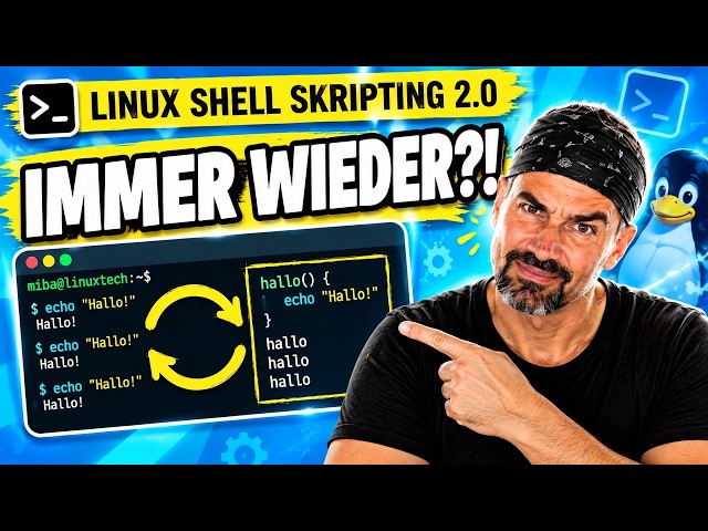 Linux Shell Scripting 2.0 – Folge 6: Eigene Funktionen schreiben