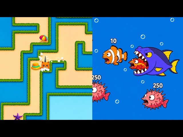 Wabi Sabi VS Save the Fish || Epic Gameplay 🔥 Max Levels Unlocked | Full Gameplay Walkthrough