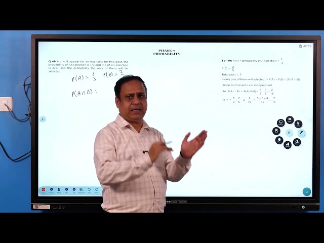Calculating Probability of Selection for Individual Candidates | Class 12 Math with R S Sharma
